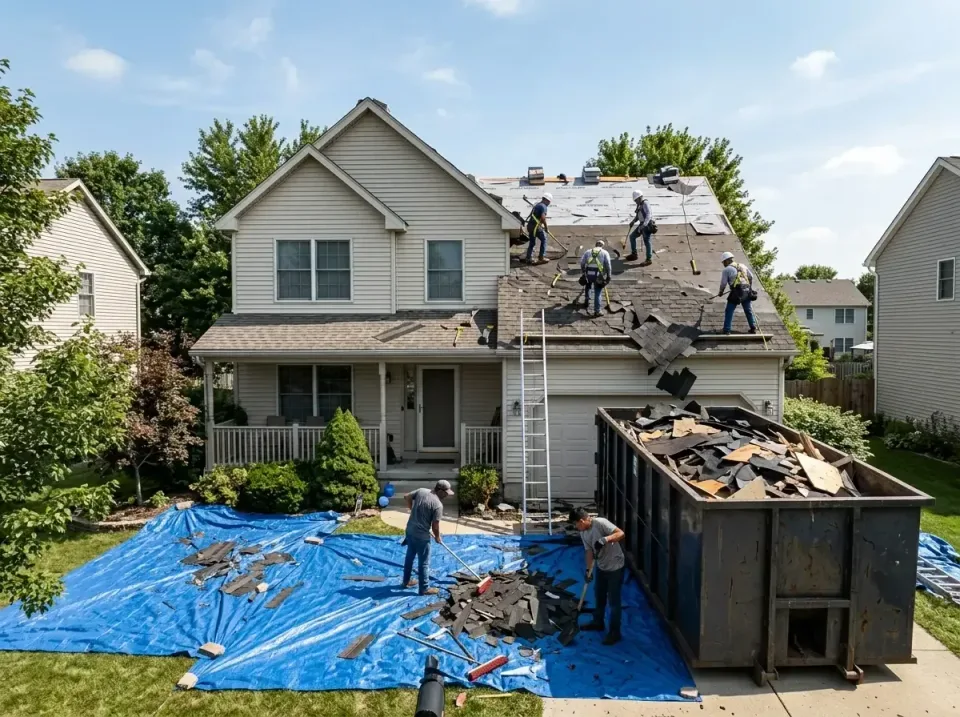 roof-replacement-debris-remova-004 — frequently asked questions, Cheapest Dumpster Rentals in Seneca, IL